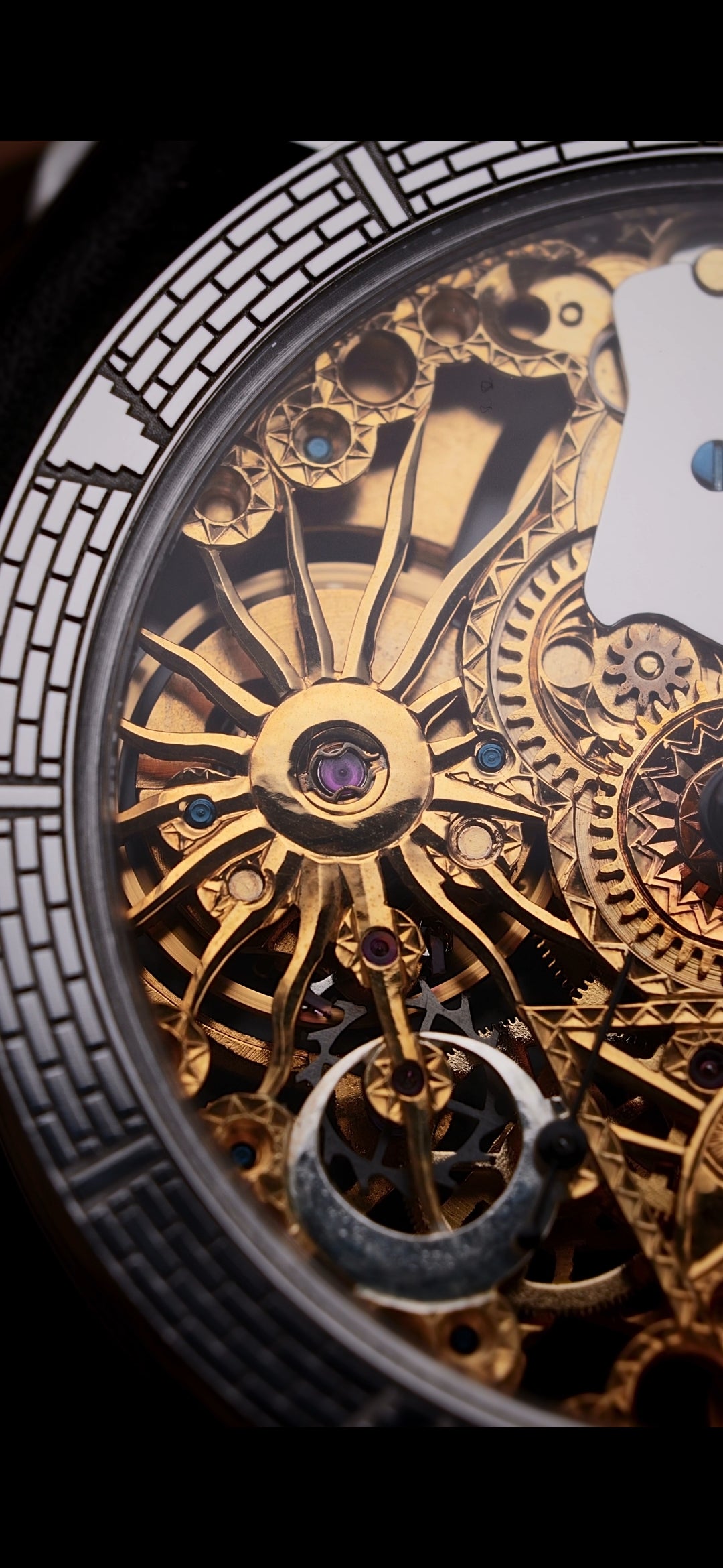 Skeleton masonic watch - Lifestyle Photo