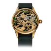 Shards watch with Green Leather Strap – Handmade Watch #color_green