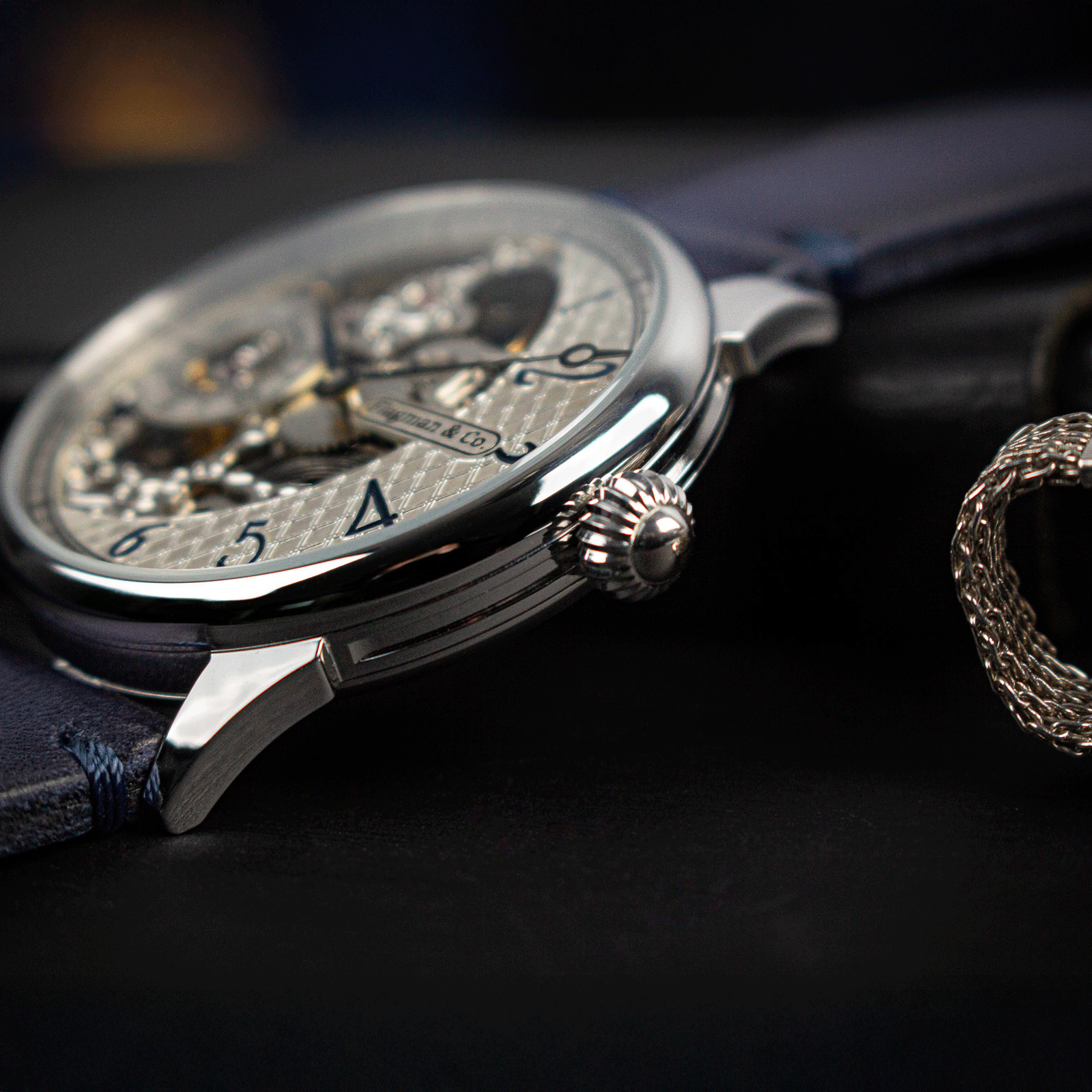 Lifestyle Iron Moon Front view of steampunk watch – mechanical watch