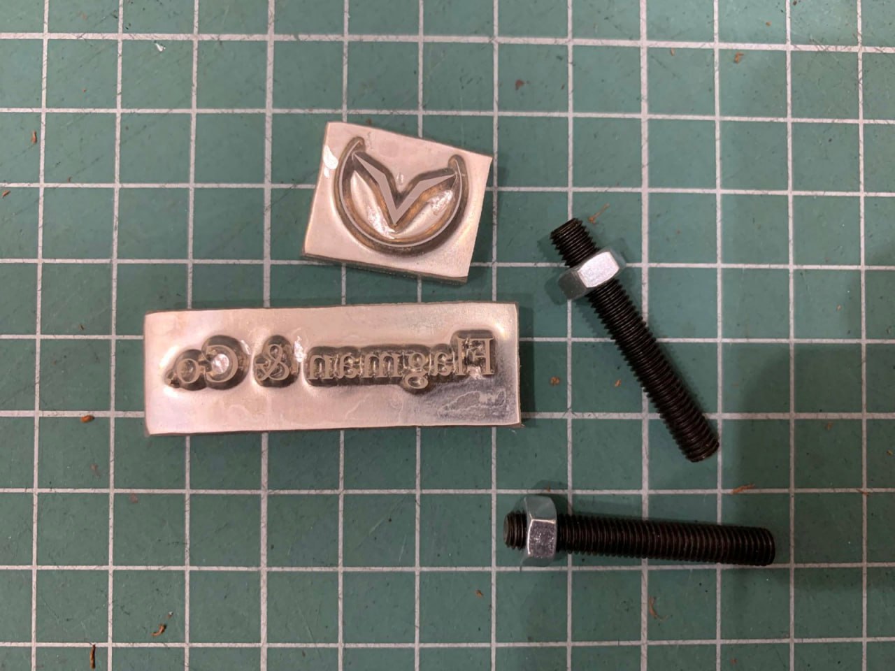 Precision tools designed for shaping fine Pueblo leather for black watch strap