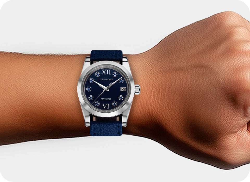 Womens Handmade Watch - Lumine Blue