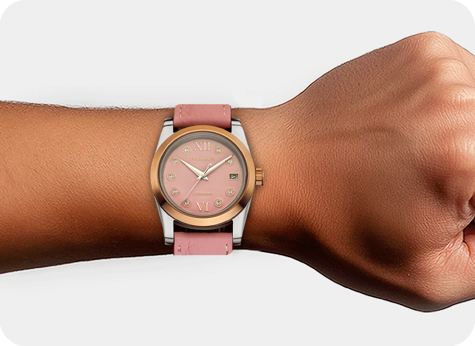 Womens Handmade Watch - Lumine Pink